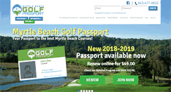 Desktop Screenshot of myrtlebeachgolfpassport.com